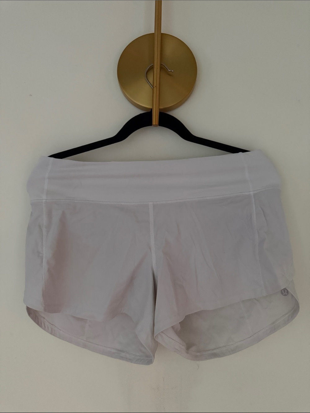 lululemon Women’s running speed shorts 4 in White Athletic Shorts
